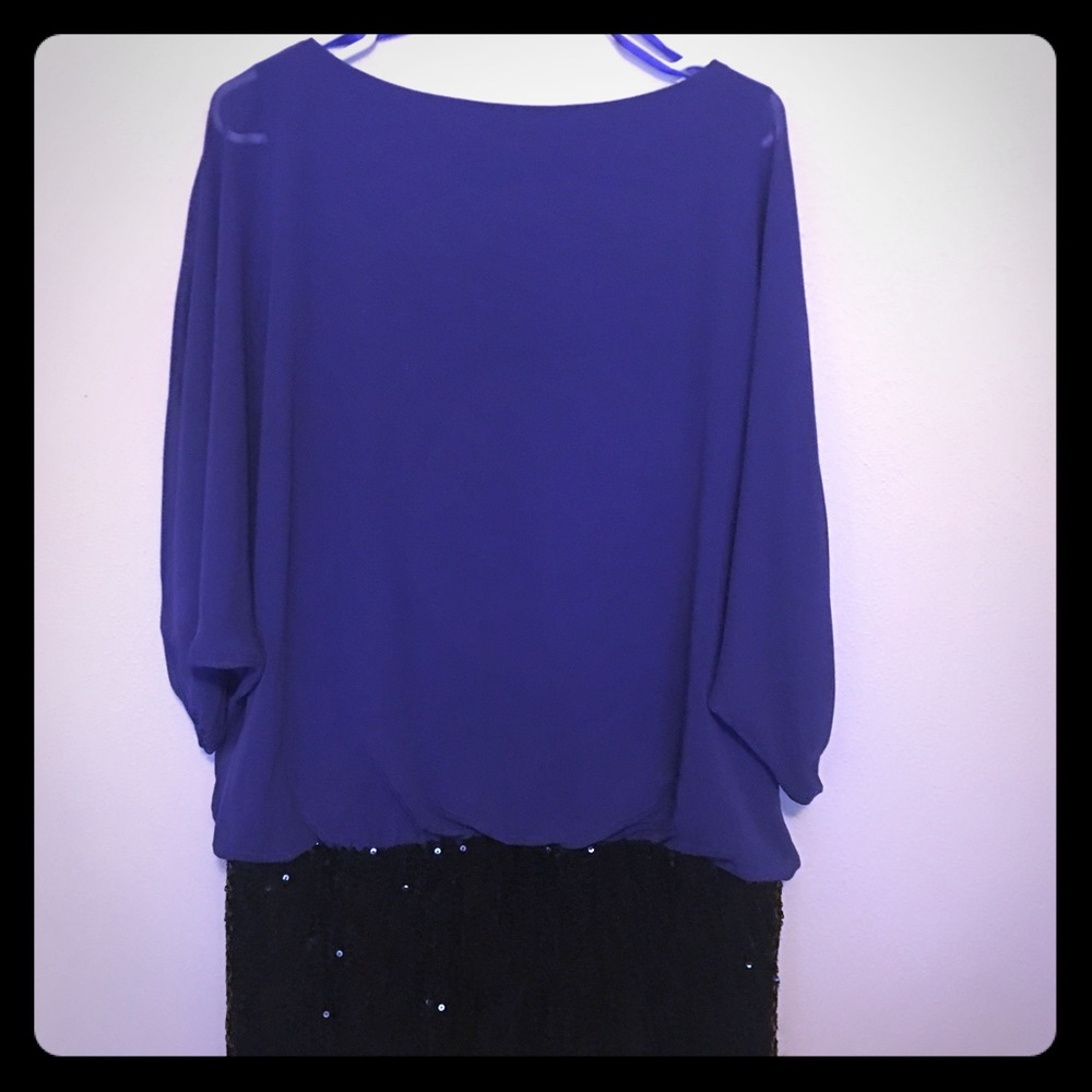 Party Dress w/ Sequin Skirt